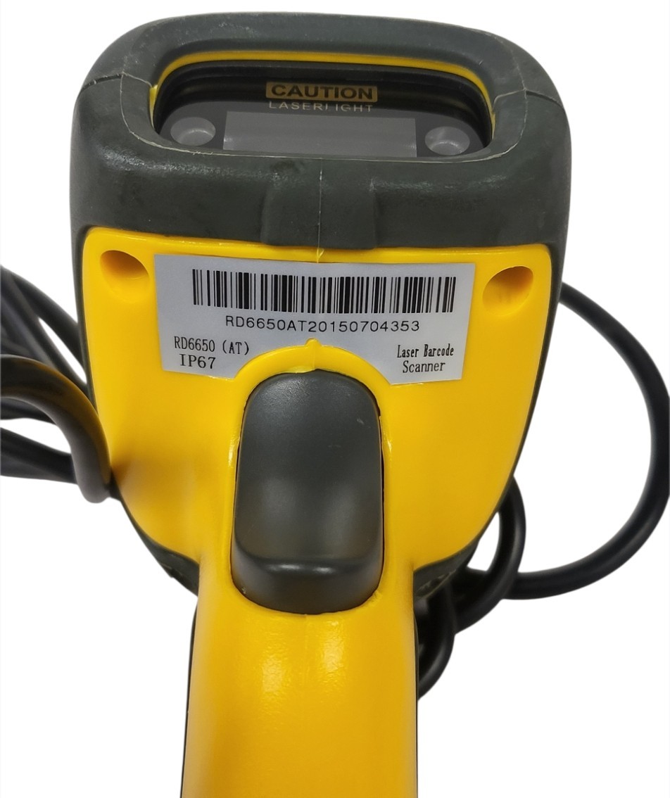 5PK RD6650 (AT) Industrial IP67 Rugged Wired USB 1D Laser Barcode Scanner Reader