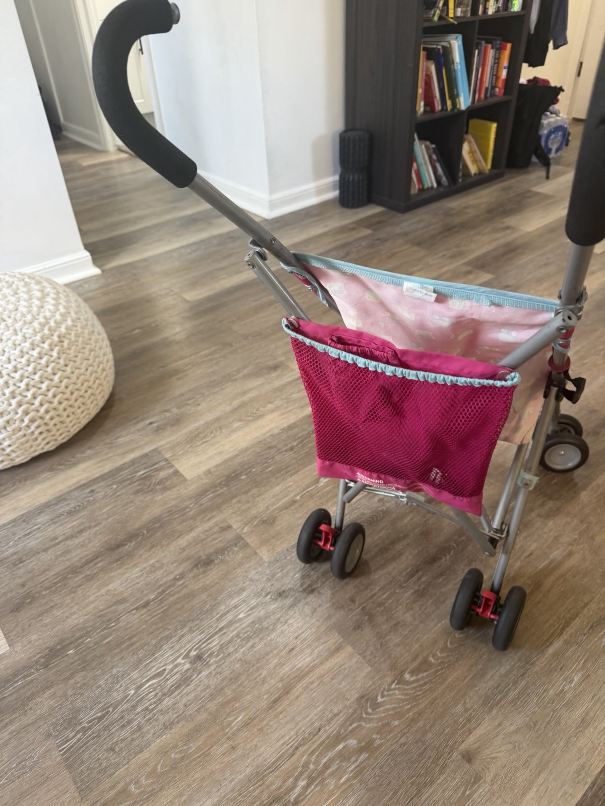 Babies R Us Umbrella Stroller Folding Lightweight Single Pink Owl Theme