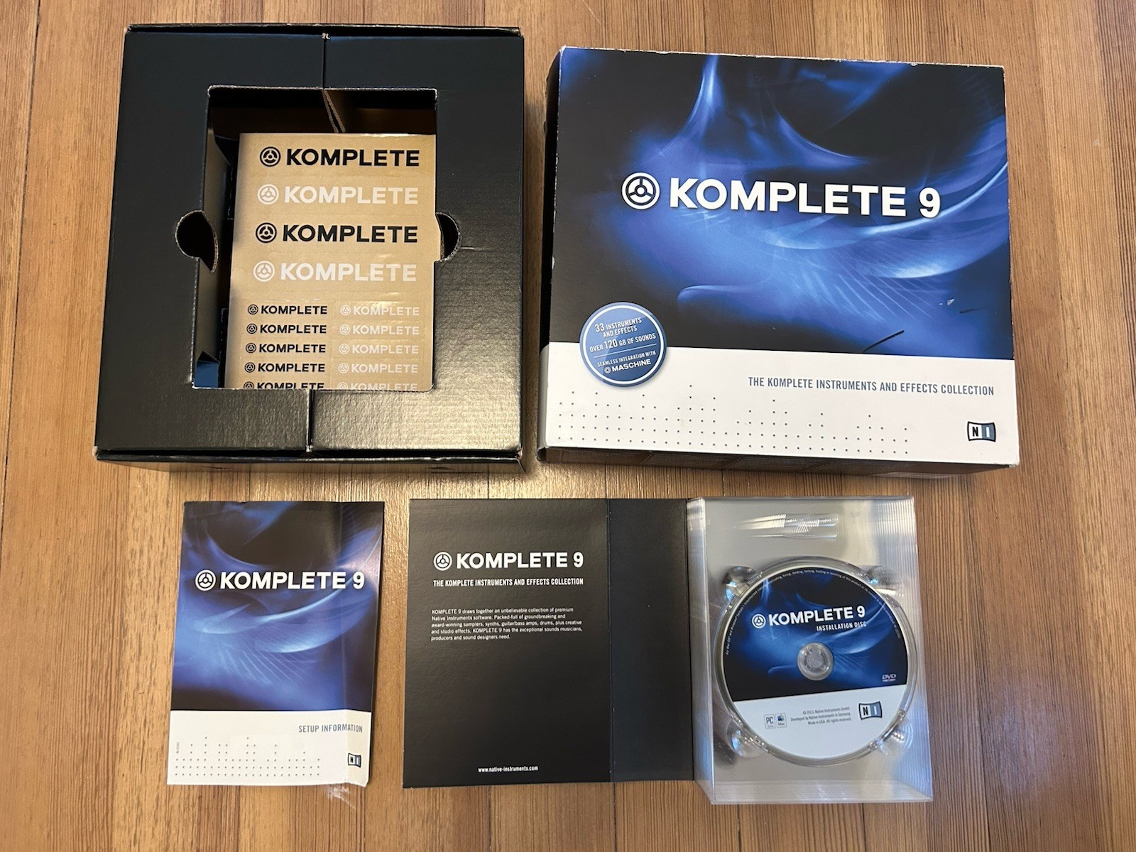 Native Instruments KOMPLETE 9 +Serial Key 33 KOMPLETE INSTRUMENTS, 12K SOUNDS NU