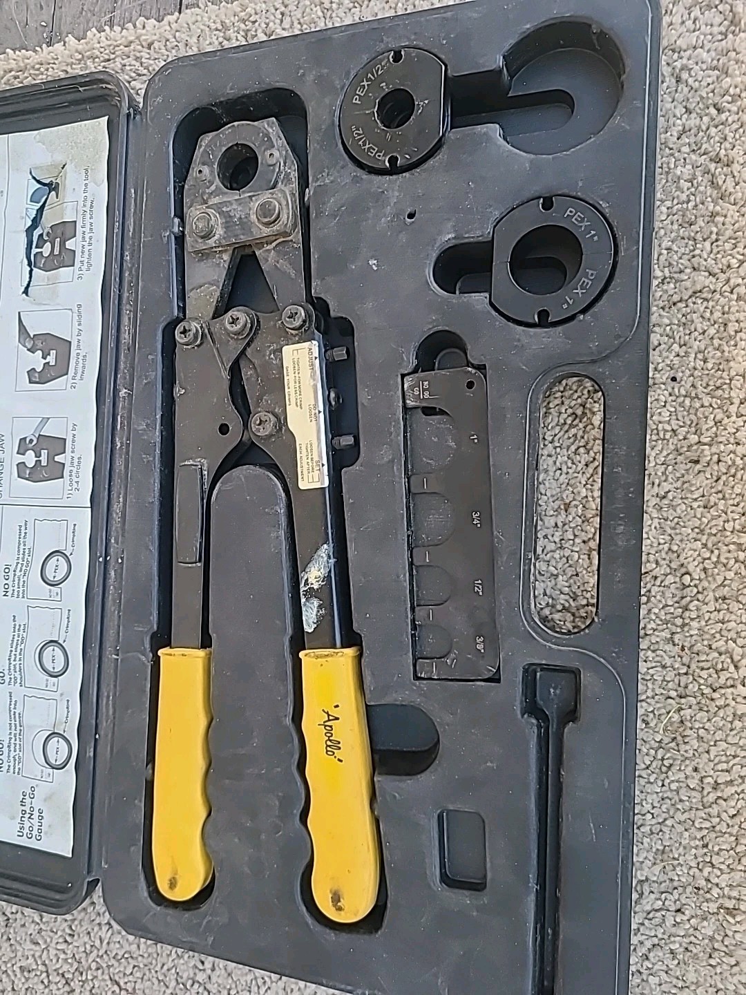 Apollo Pex Crimp Toolset Read Discription