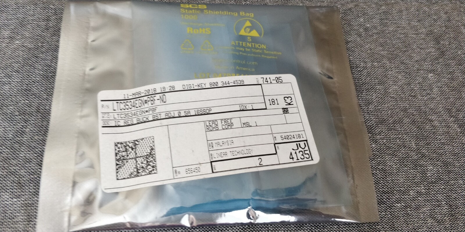 (2 PACK)  ~ LTC3534EGN#PBF /  LTC3534EGN#PBF-ND Switching Voltage Regulators