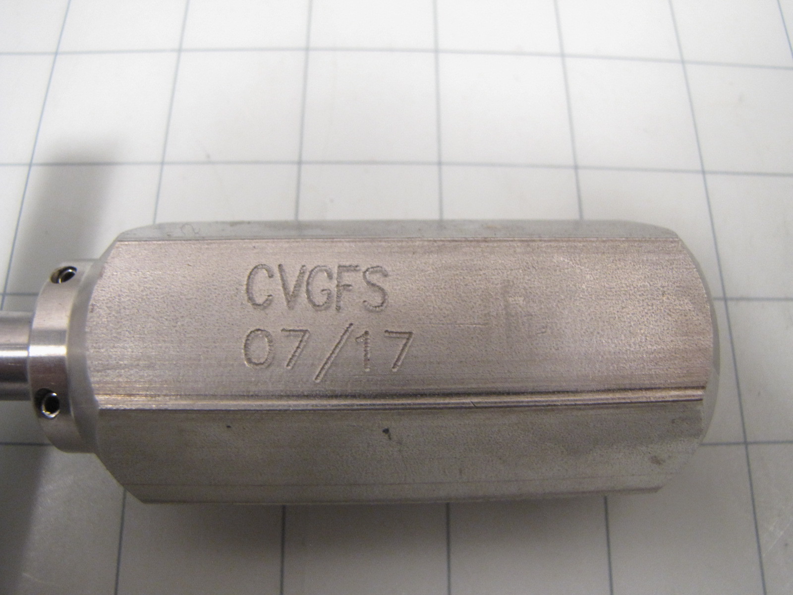 CVGFS Needle Valve 3/4" In 1/4" Out NEW