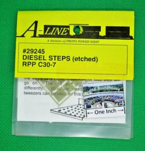A-Line HO #29245 Diesel Steps- RPP C30-7, Brass - Details Below
