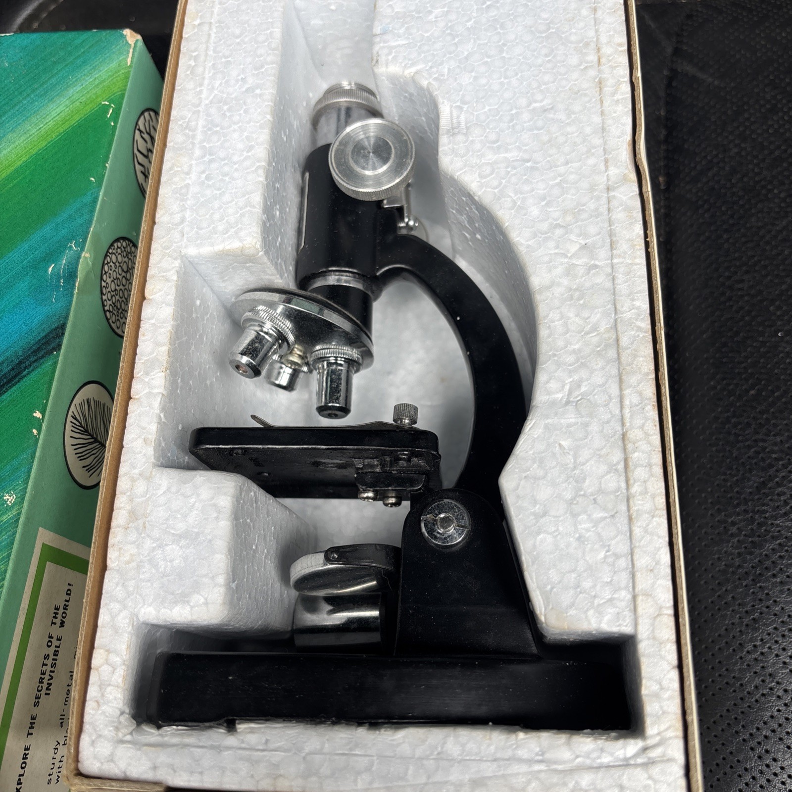 Sears Vintage Microscope 100-300 Power *untested*