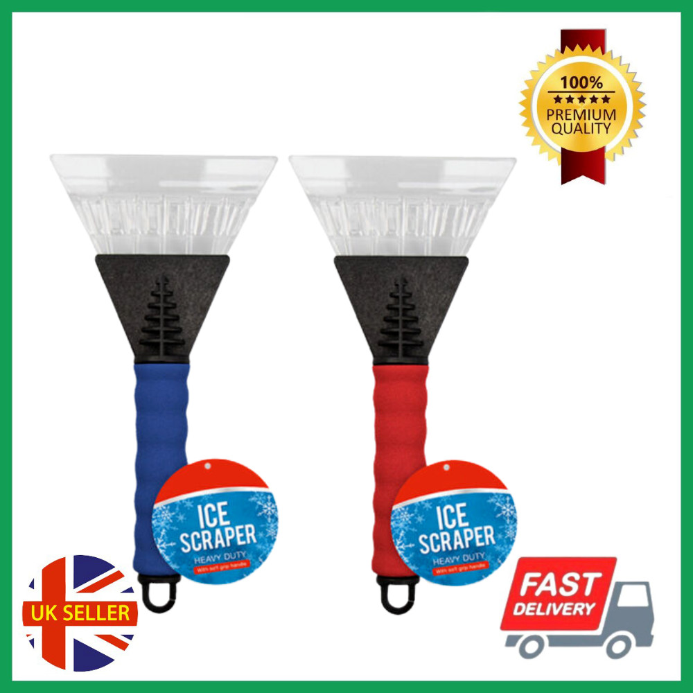 1pcs Heavy Duty Ice Scrapper Car Windscreen Frost Window Snow Winter Soft Handle