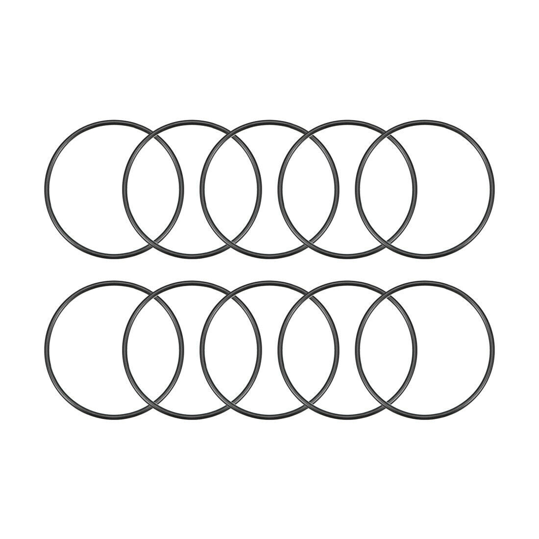 O-Rings Nitrile Rubber 34mm x 37mm x 1.5mm Round Seal Gasket 10 Pcs