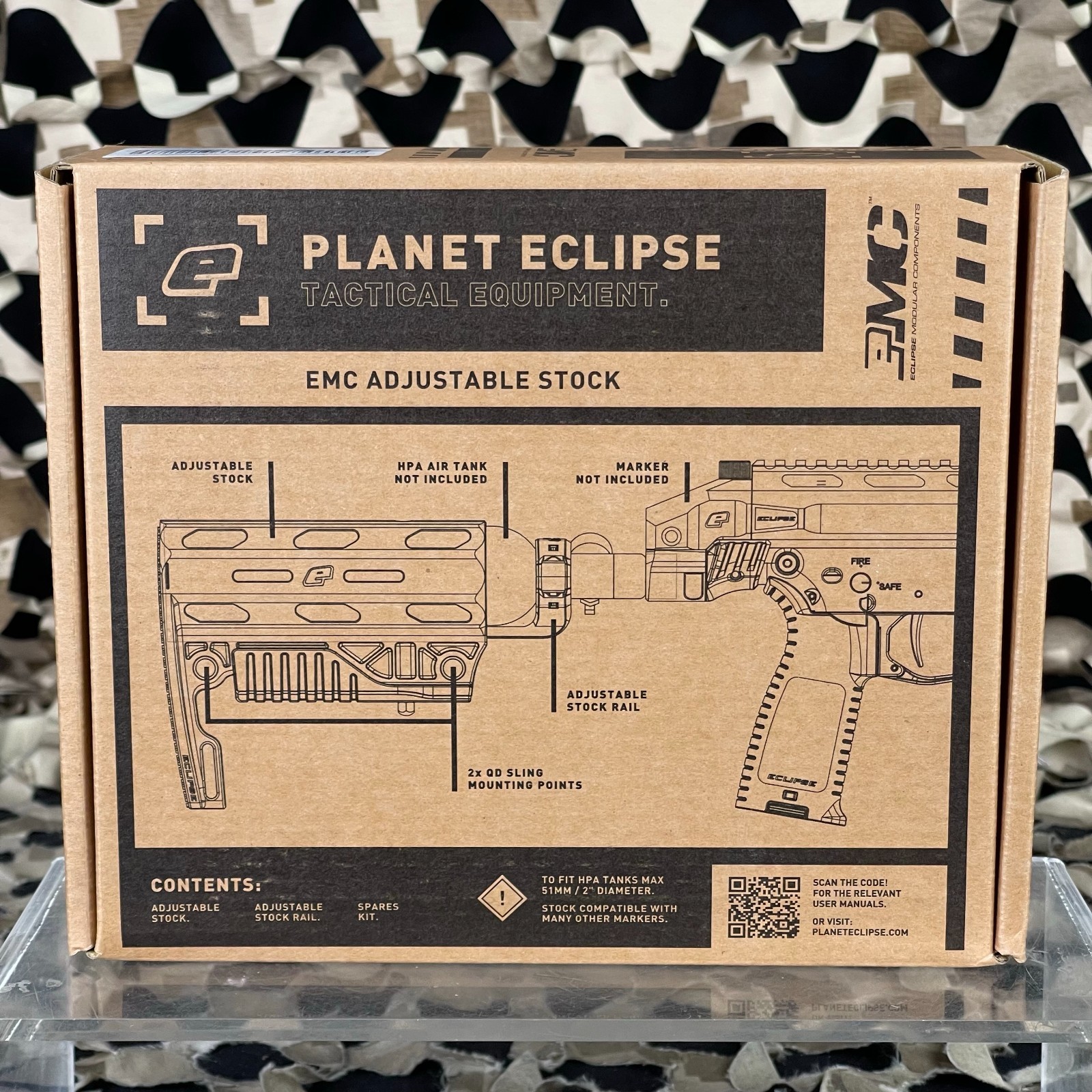 NEW Planet Eclipse EMC Adjustable Tank Stock - Earth