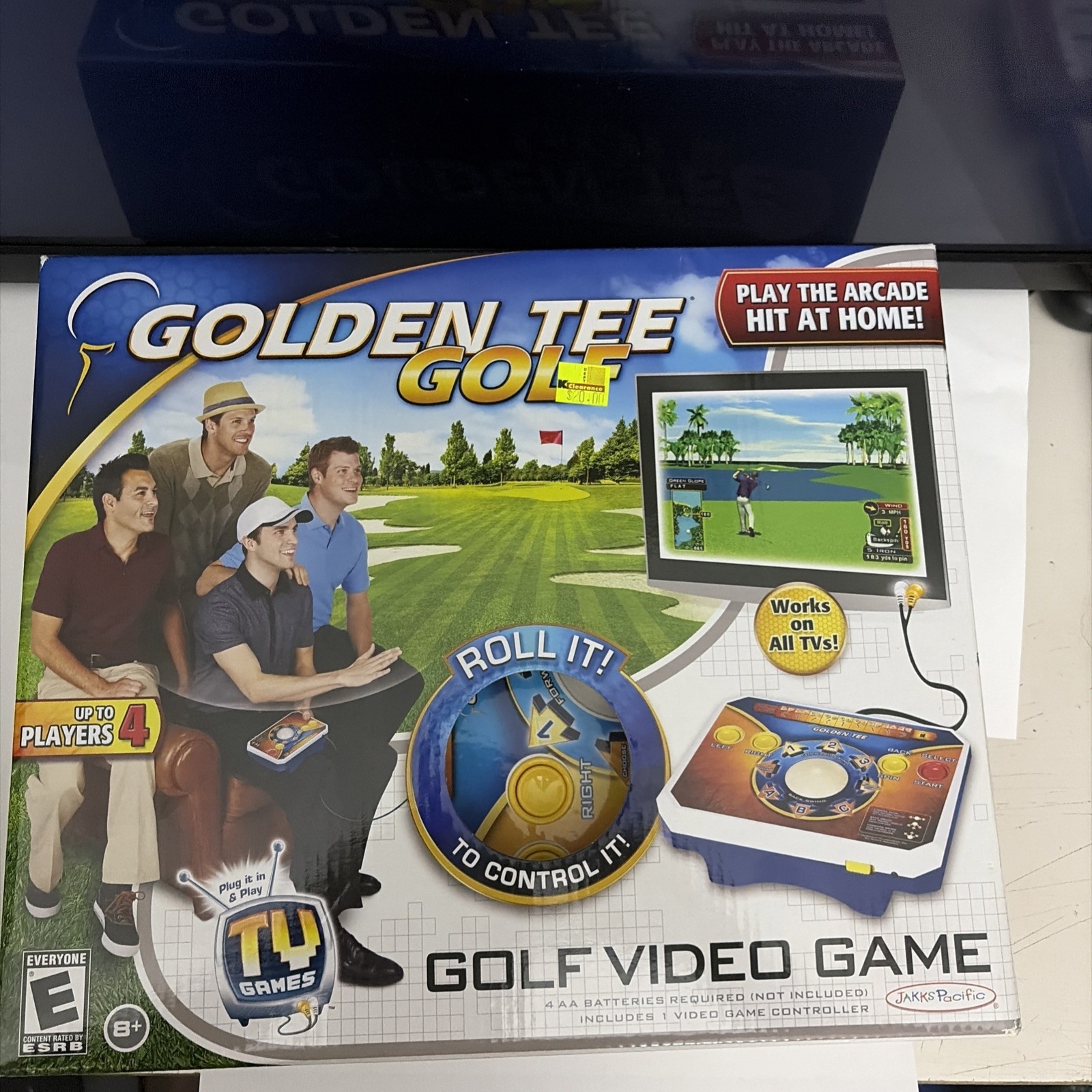 Jakks Pacific Golden Tee Golf Plug & Play TV Arcade Game 2011 Trackball Tested