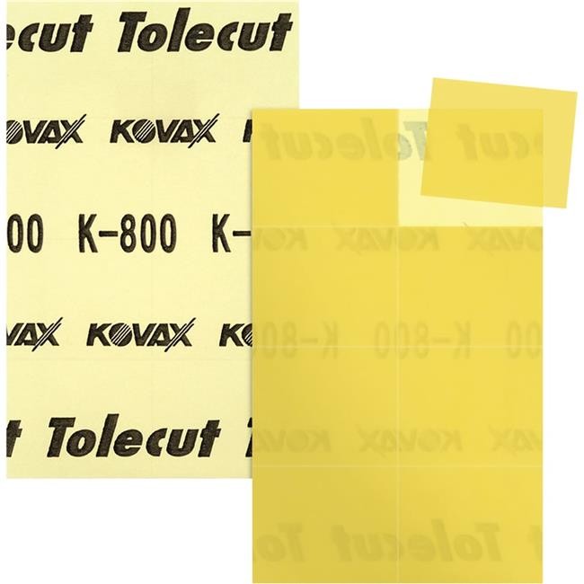 Eagle Abrasives EGA-191-1527 K-800 Tolecut 8 Cut Sheets Yellow