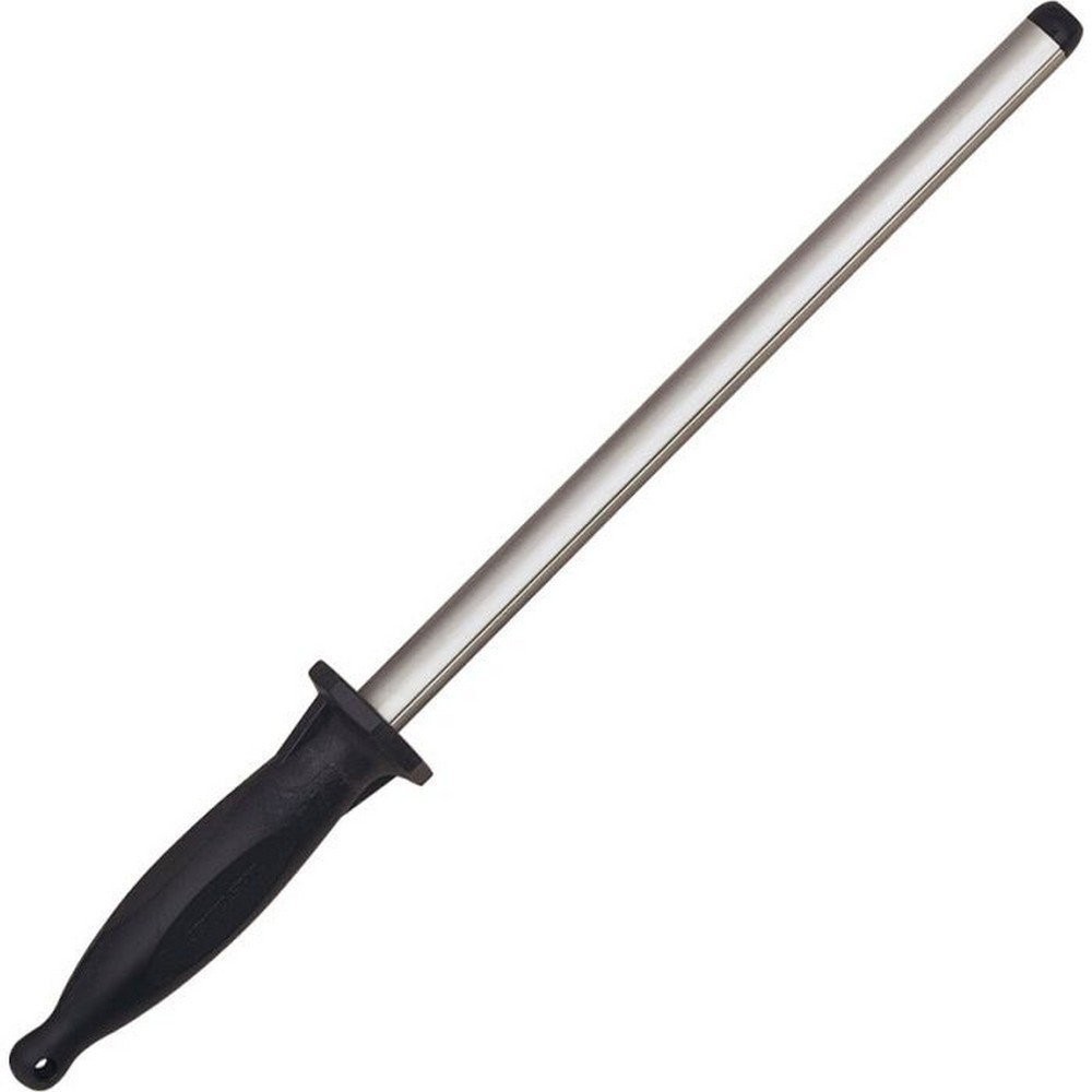 Hewlett Three Step System Kitchen Diamond Sharpening Rod Black Plastic Handle