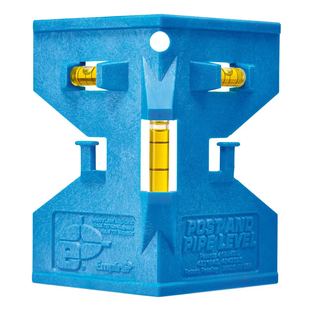 Polycast Post Level 5-1/4 in. Decks Level Post Fences Measuring Layout Tools