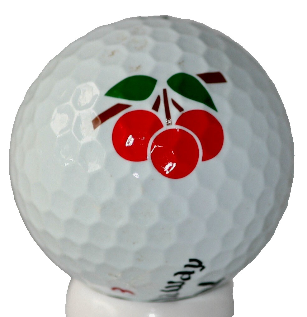 Three Cherry Logo Golf Ball * Callaway #3 Chrome Soft