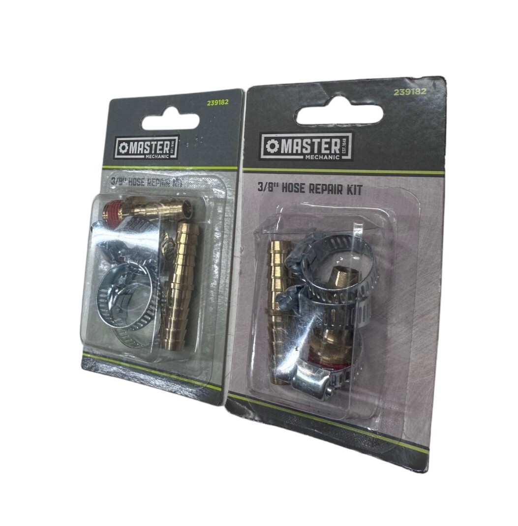 NEW Master Mechanic 239182, 3/8" Hose Repair Kit (LOT OF 2) **SALE**