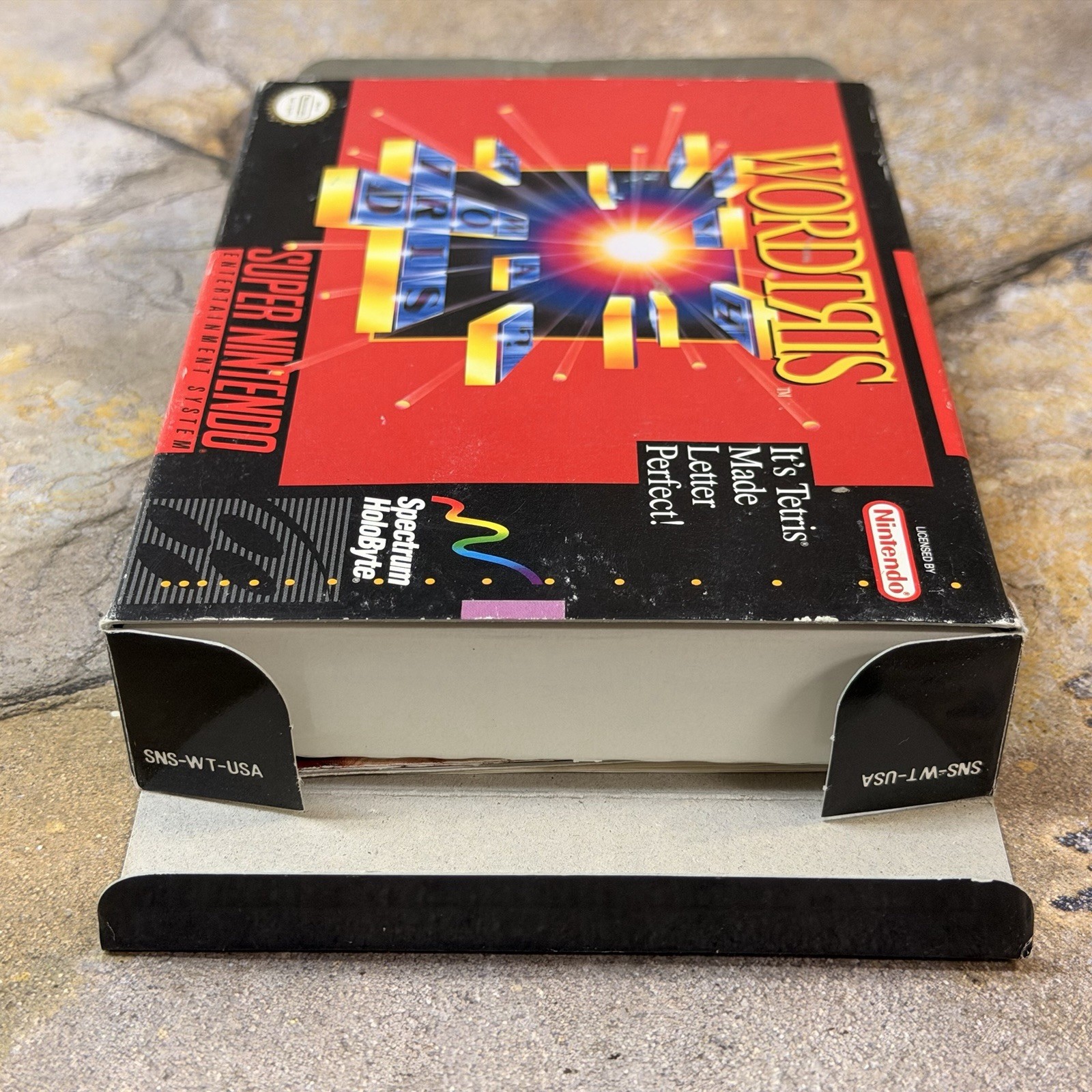 WordTris Box, Reg Card, Poster, Inserts - Super Nintendo SNES