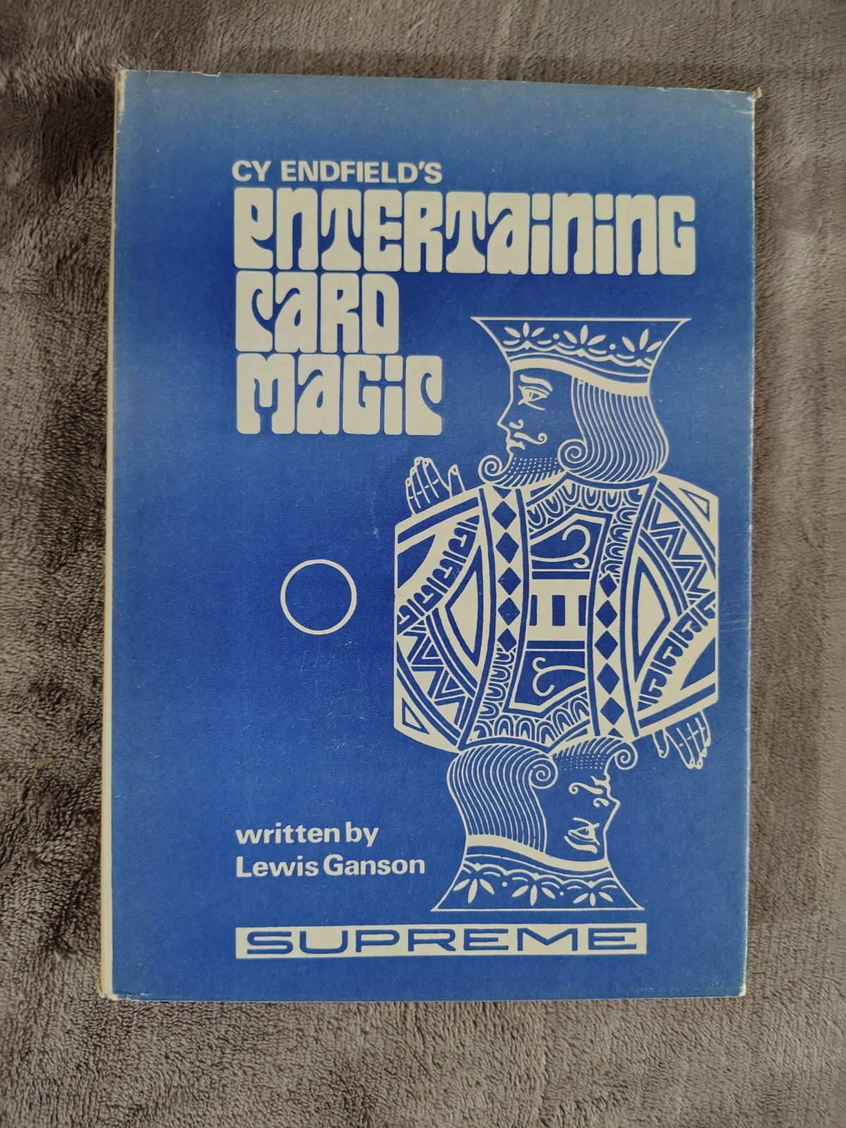 Cy Endfield's Entertaining Card Magic By Lewis Ganson - Hardcover Supreme Book
