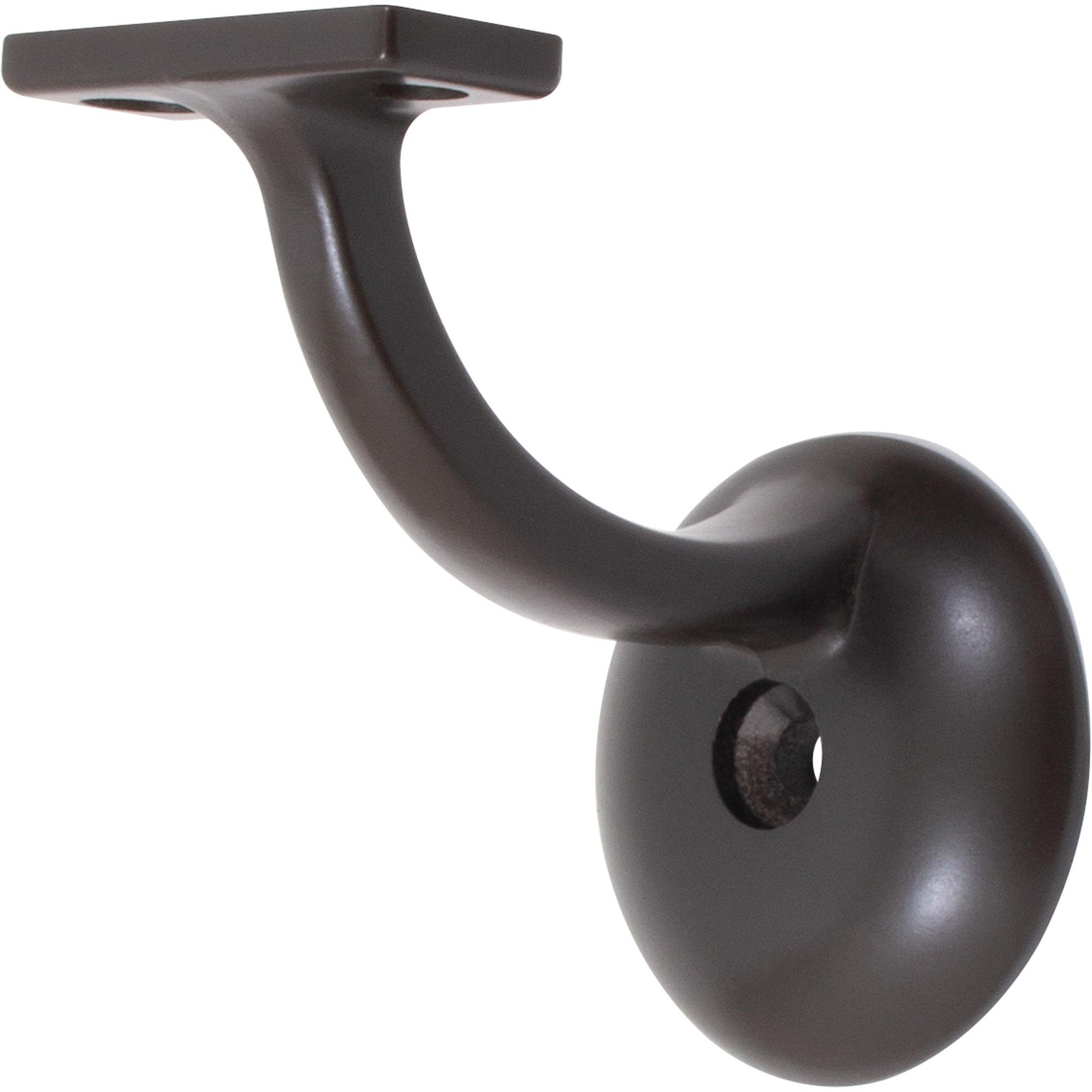 Heavy-Duty Handrail Bracket with 2-1/8" Round Base, Oil-Rubbed Bronze by Stone H