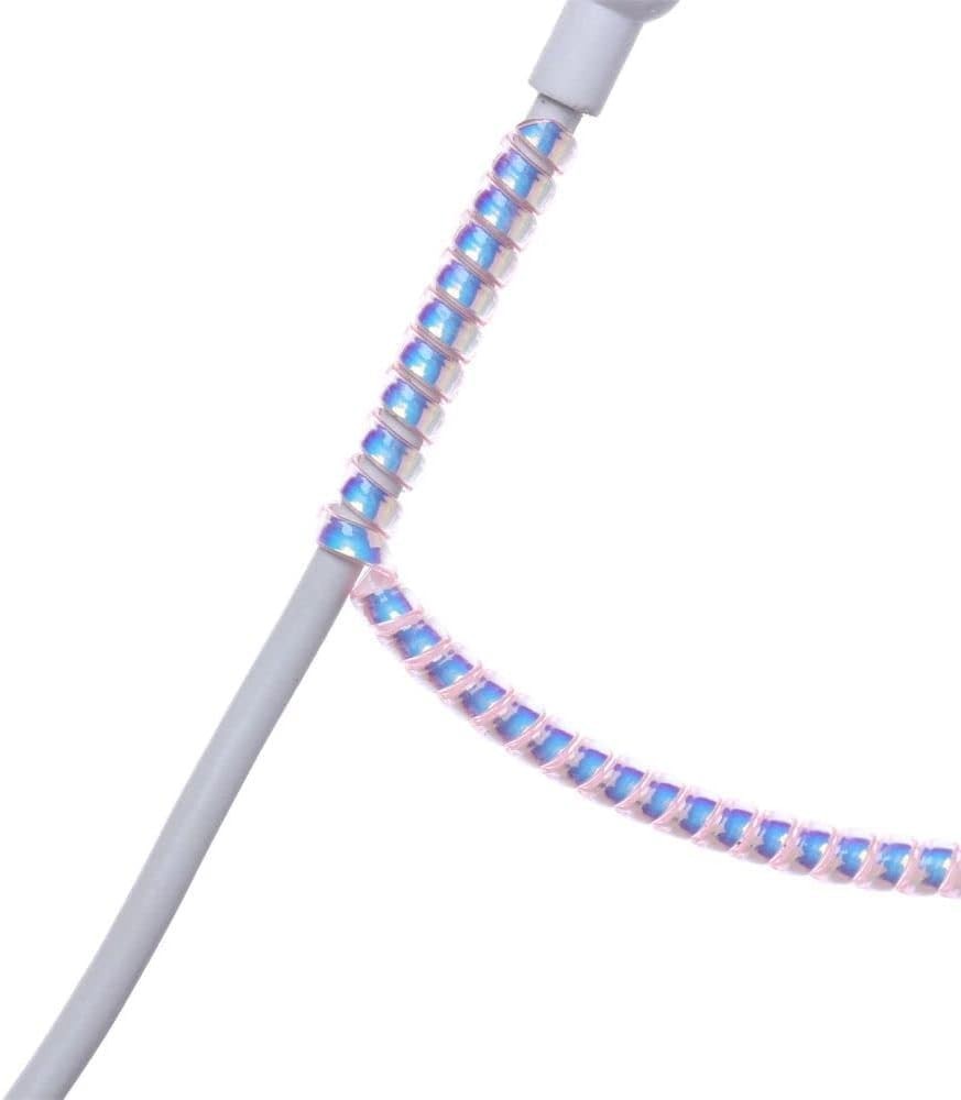 Spiral Cable Protector, Headphone & Data Cable Saver - for Prevent Pets from ...