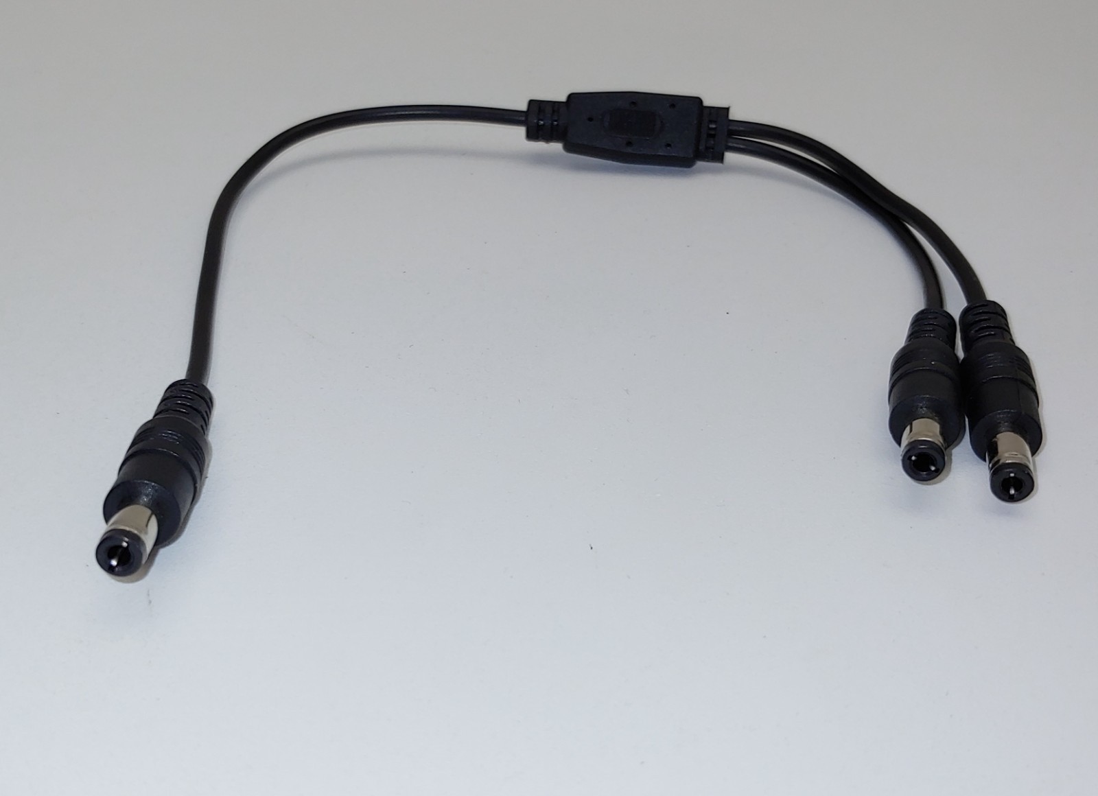 Dual Head Splitter Cable 5v 9v 12v Volt DC Power Jack