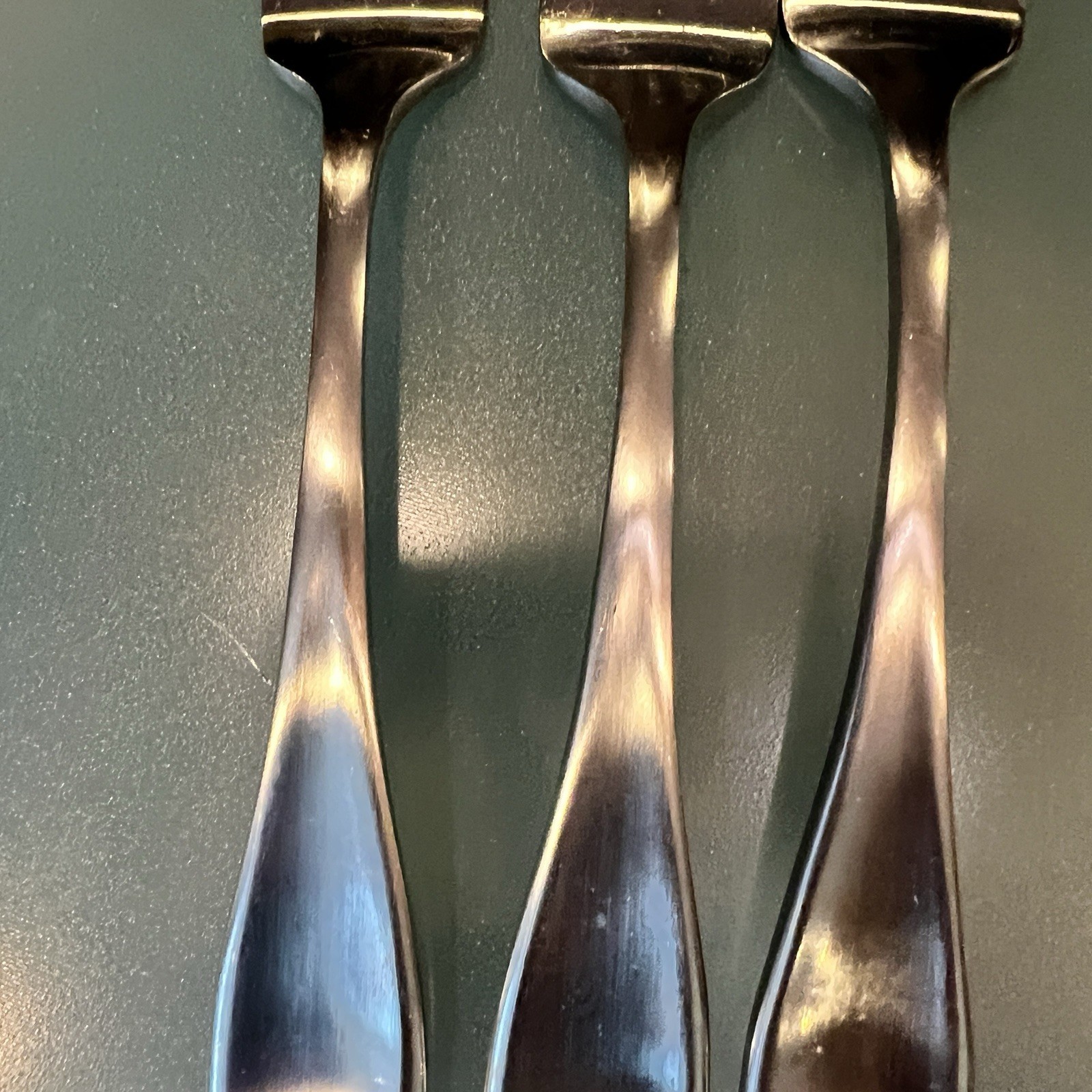 3 Dinner forks Oneida Aptitude 90-212 Stainless Flatware silverware 8”