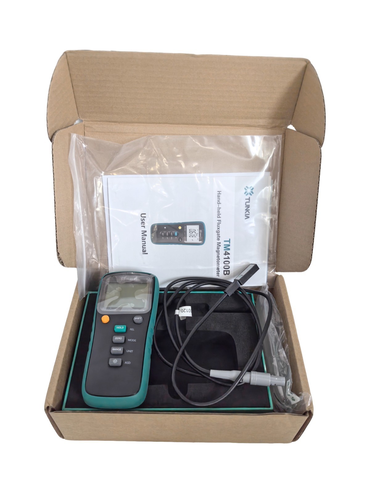 Handheld Single-Axis Fluxgate Magnetometer with Range 0-100μT Accuracy Class 2