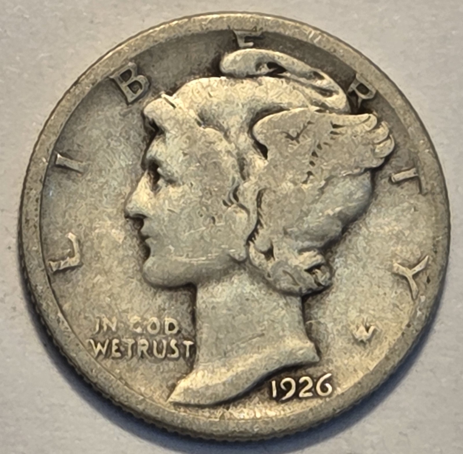 #1 Nicer Low Mintage "good++" 1926 D Winged Liberty Head Mercury Dime