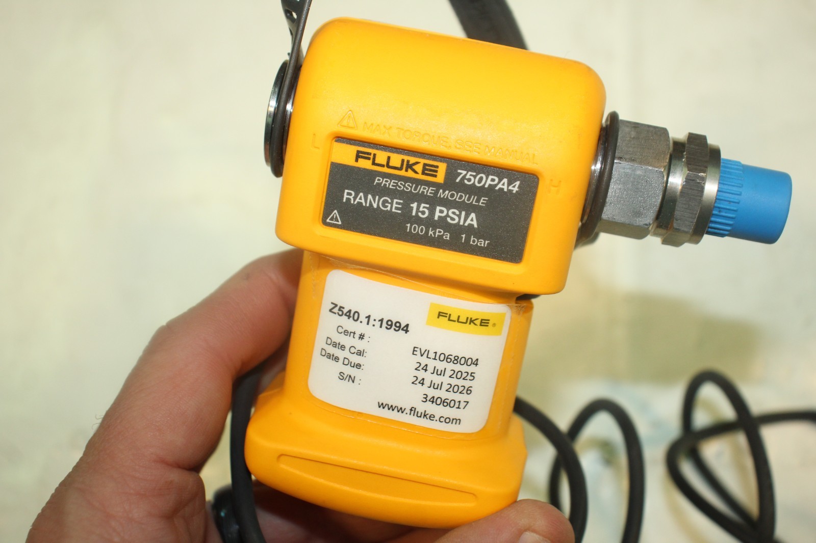 Fluke Pressure Module 750PA4