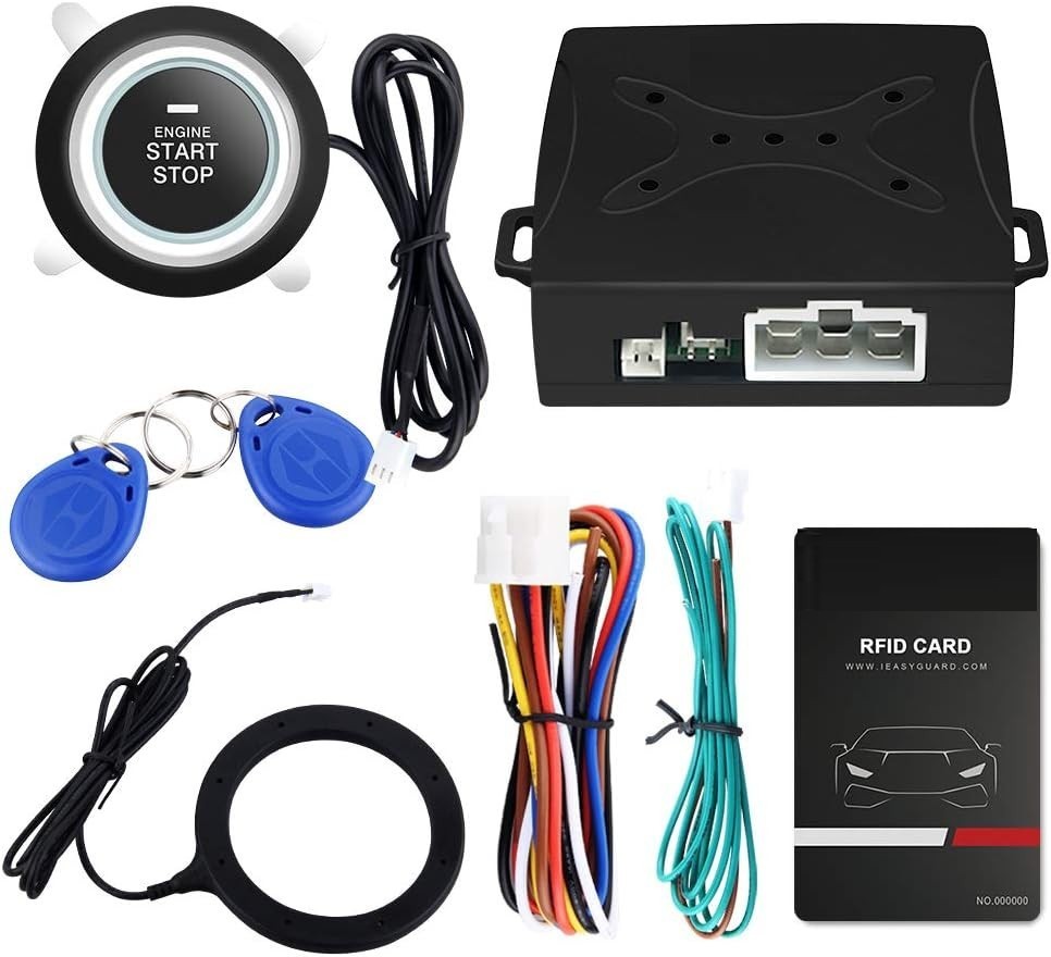 Boton De Arranque Para Auto Carro Sistema Sin Llave De Adapta a Los Carros DC12V