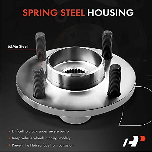 Front Wheel Bearing and Hub Assembly Compatible with Ford Focus 2000-2011,