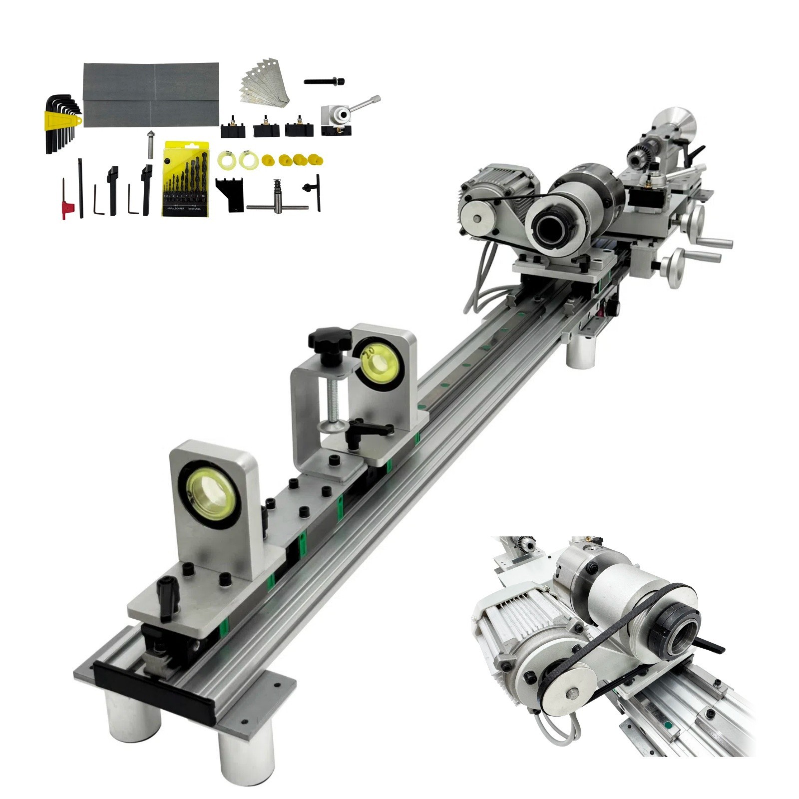 Single Rail Cue Repair Machine 110V Detachable Aluminum Base Cue Maintenance
