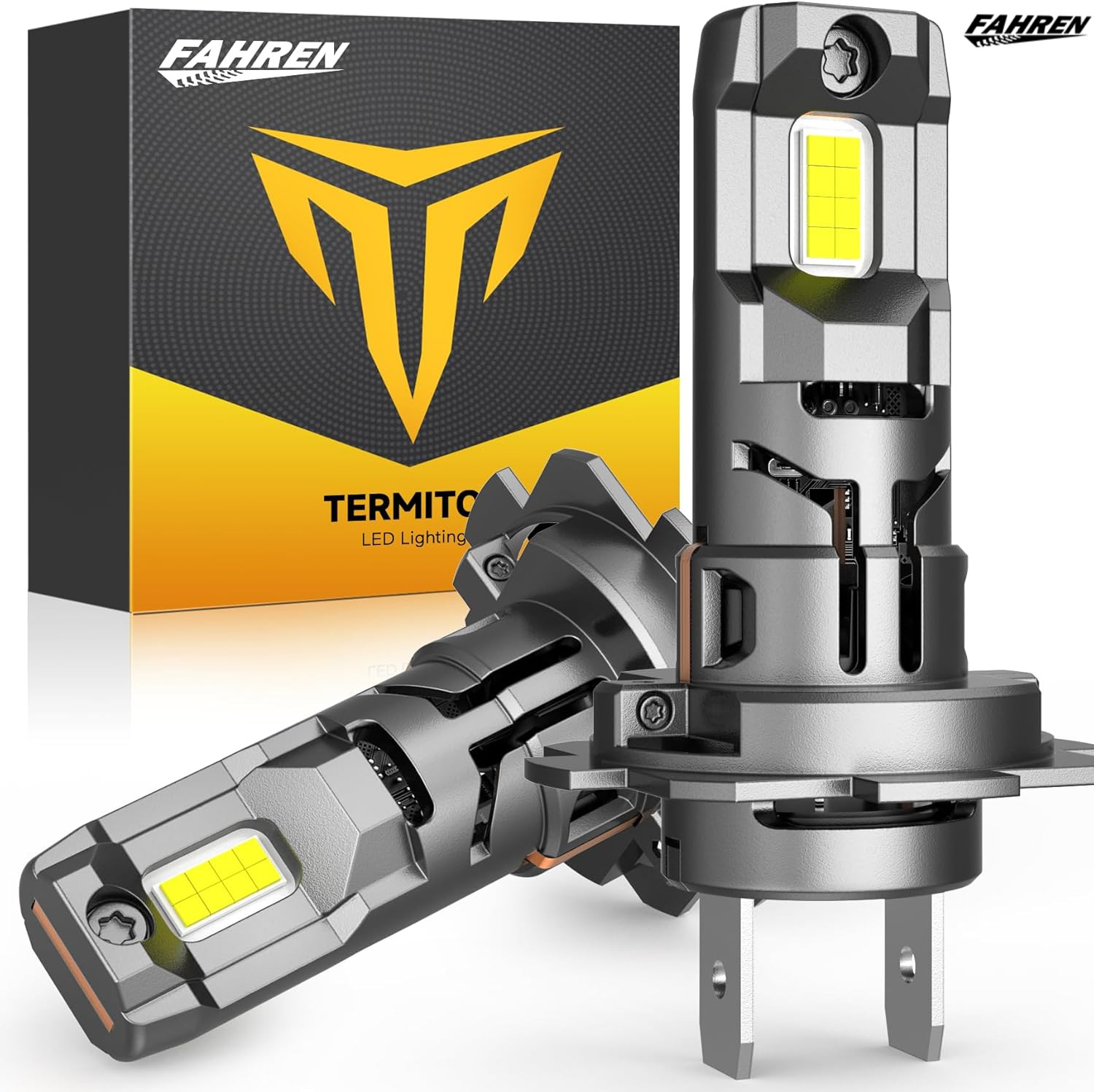 Fahren Brighter H7/H7LL LED Headlight Bulb 70000LM Low/Fog Beam CAN-Bus Ready 2X