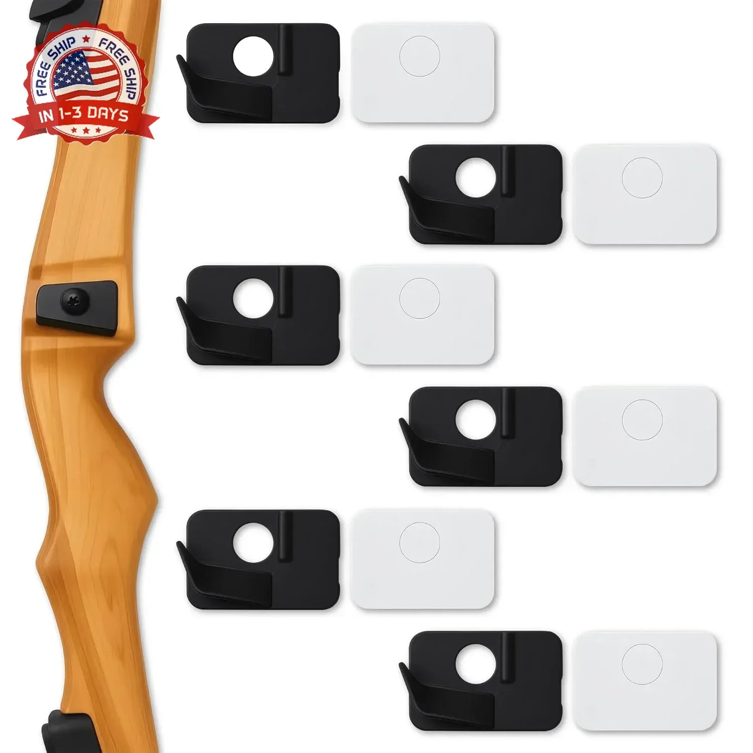 6 Pcs Arrow Rest for Recurve Bow - Arrow Rest Right Hand Archery Arrow Rest Recu
