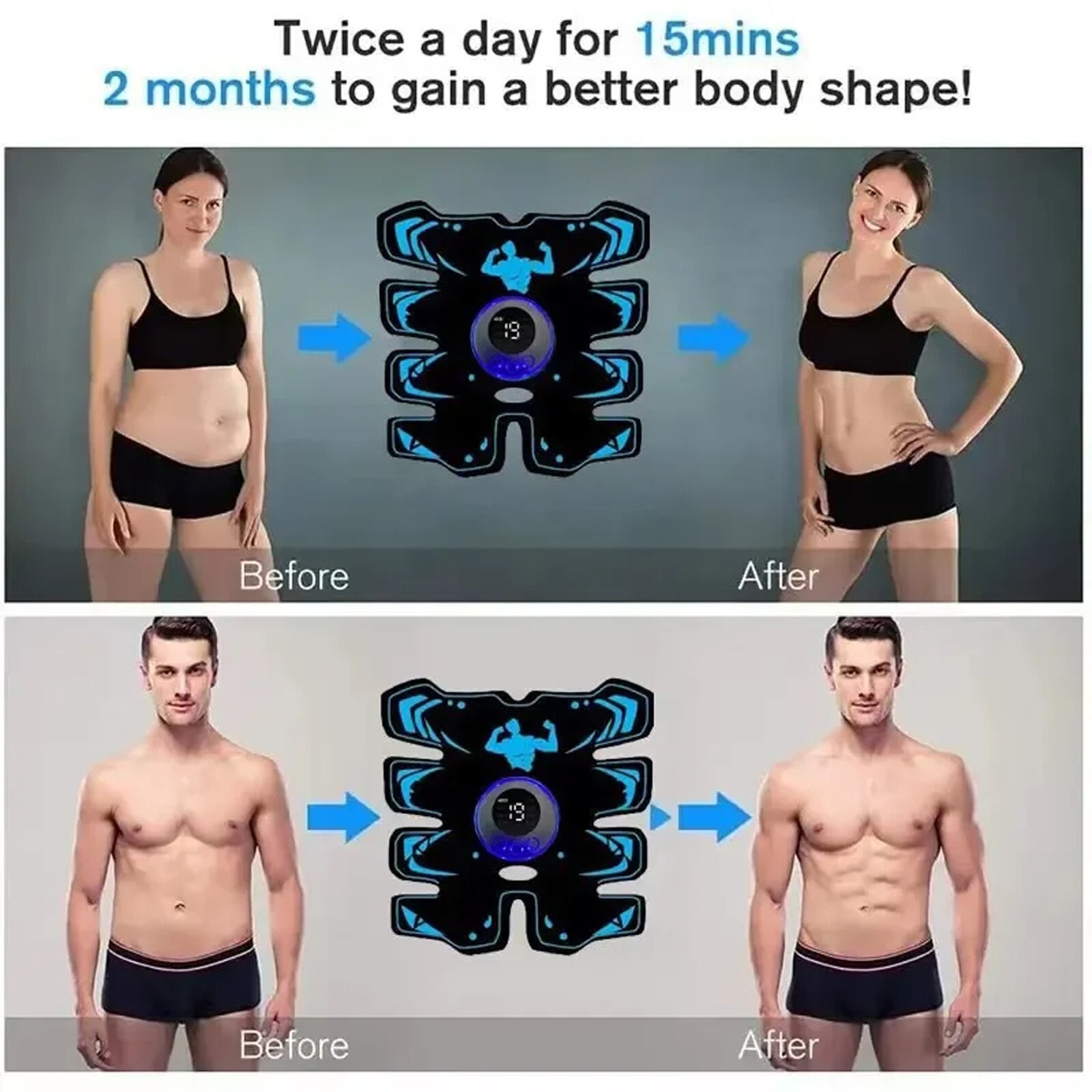 Tactical X Abs Stimulator 2025 V2 Upgraded - Ultimate ABS 360 Stimulator