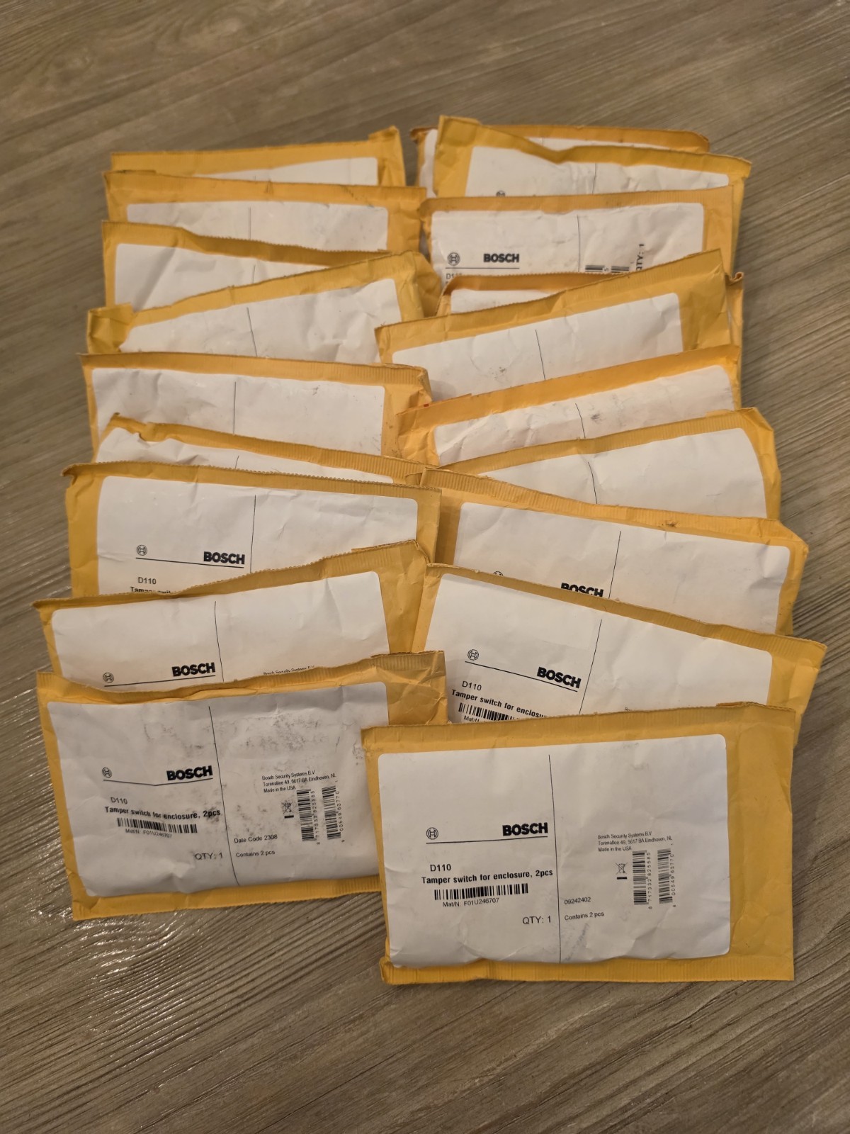 Lot of 19 - Bosch D110 Tamper Switch EOL for Control Panel, 2-Pack - New! Bulk!