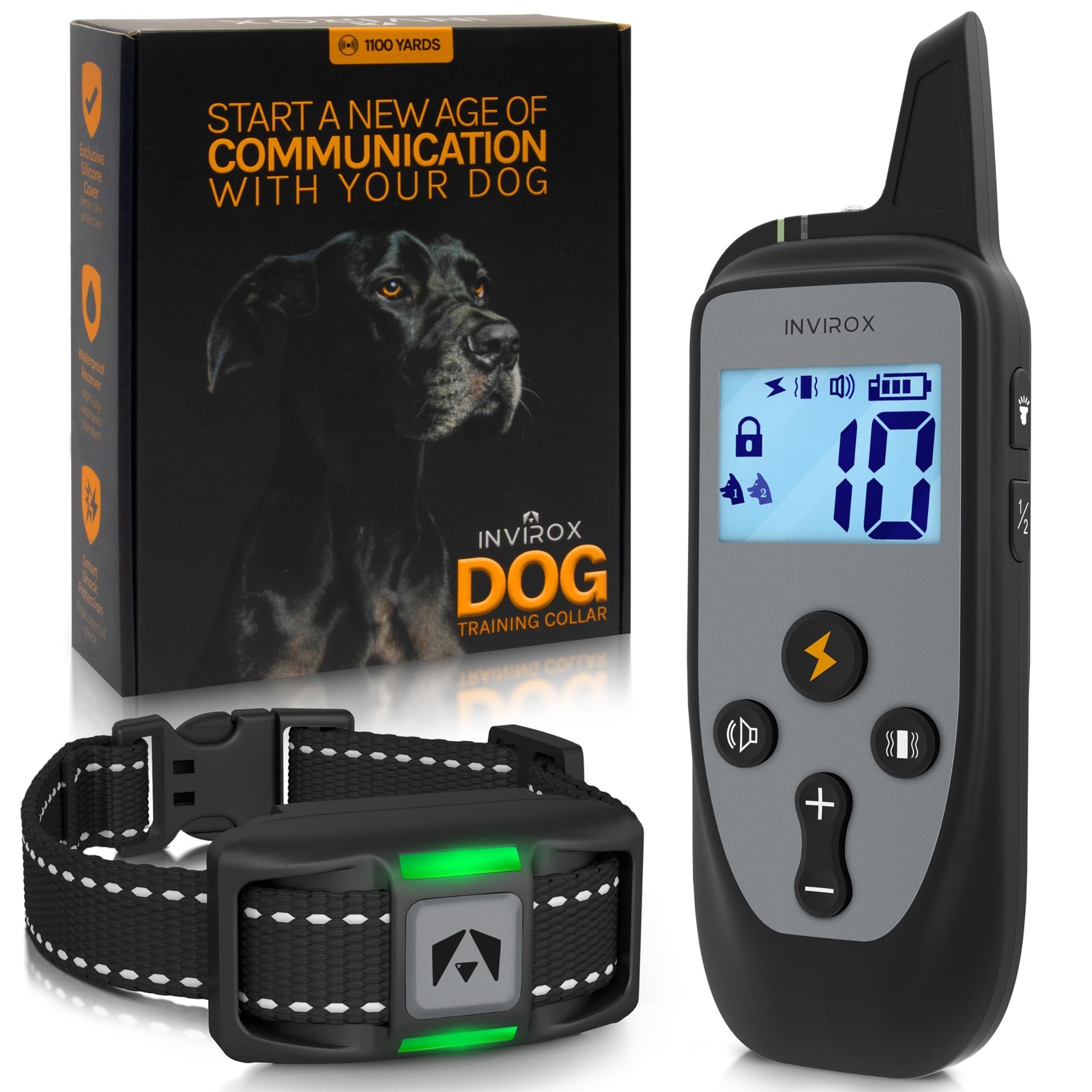 INVIROX 2026 Edition Dog Training Collar with Remote - 123 Level Shock Collar...