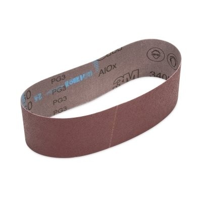 Cloth Belt, 340D, X-Weight, 6 in W x 89 in L, 80 Grit, Aluminum Oxide,