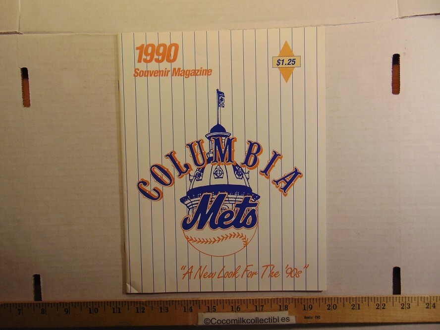 Vintage 1990 Columbia Mets Souvenir Magazine South Atlantic League Baseball