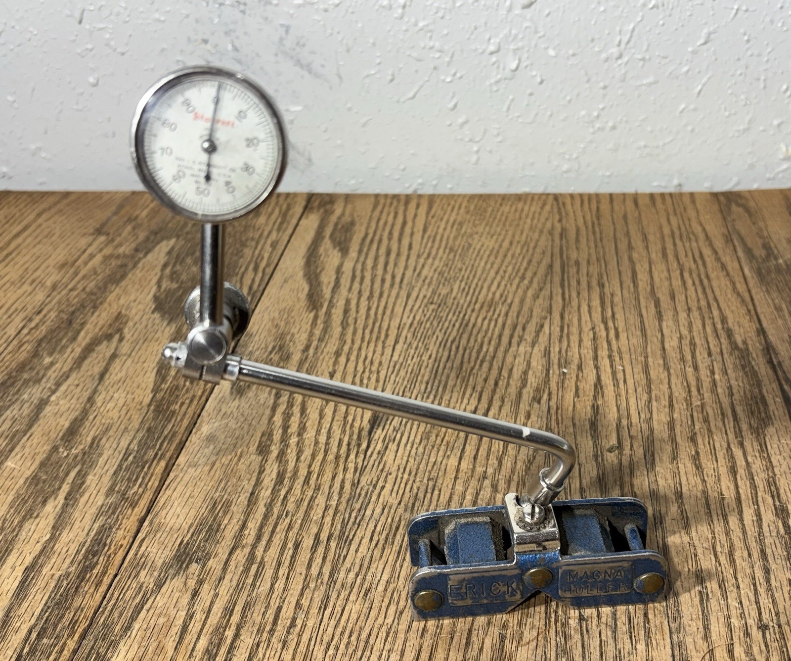 Vintage Tools Erick Magna Holder Magnetic Base Stand STARRETT Dial Indicator USA