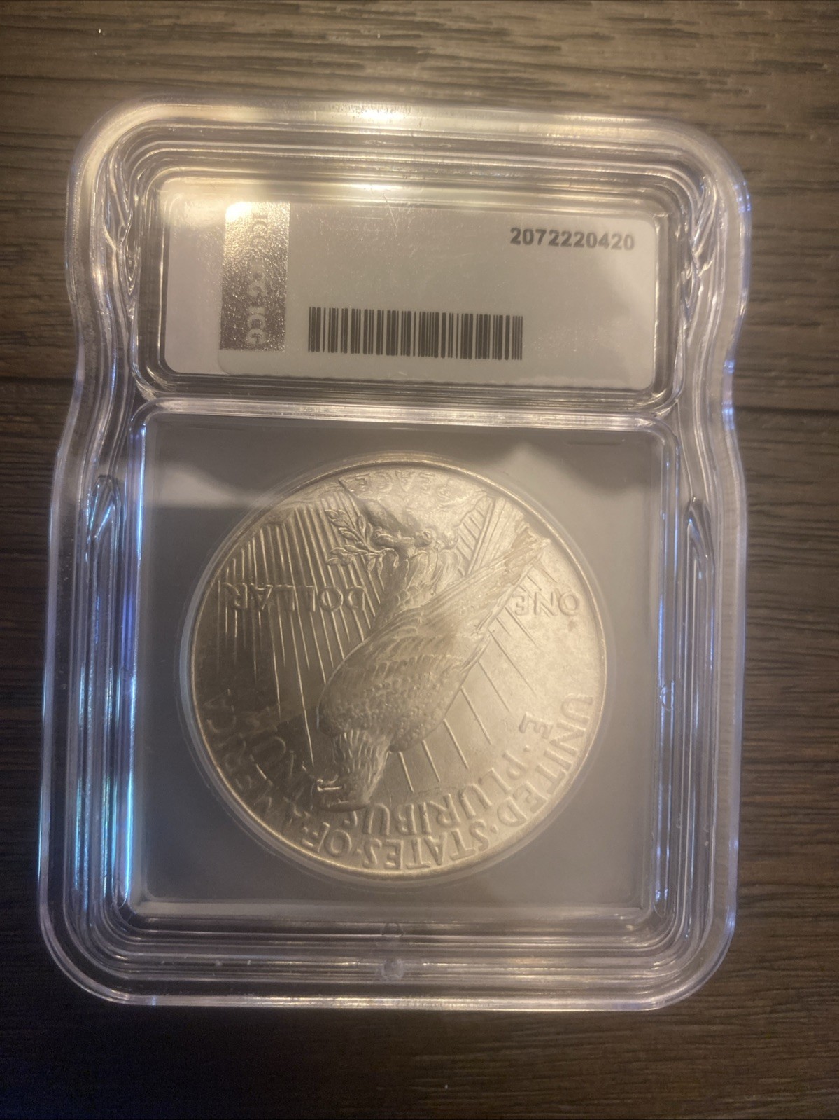 1925 Peace Silver Dollar MS63 ICG
