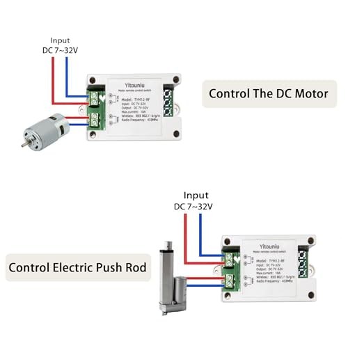 Tuya Smart WiFi/Bluetooth DC Motor Controller 10A 7-32V Reversible Switch with