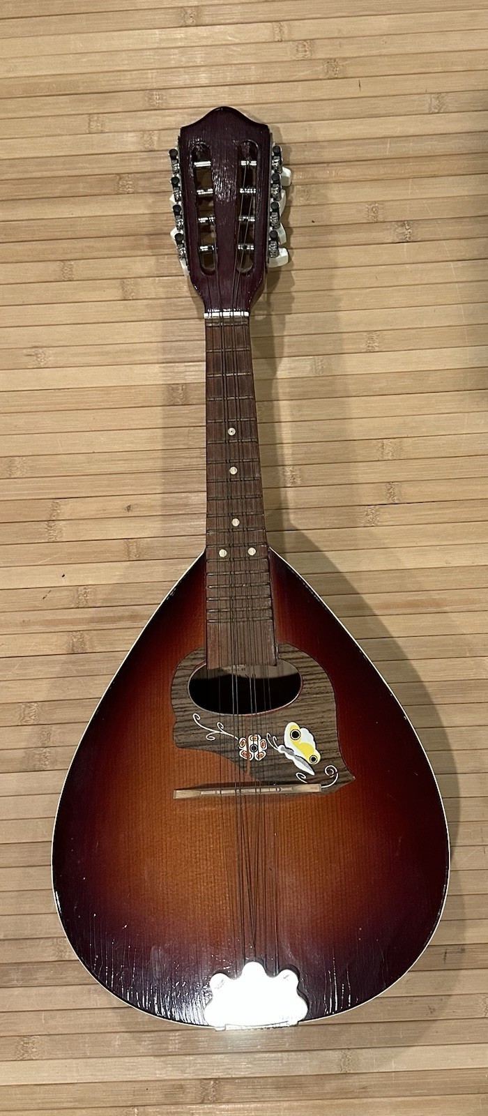 Vintage Mandolin Dolnoslaska Fabryka Lutniczych Poland W/ Butterfly  Stunning