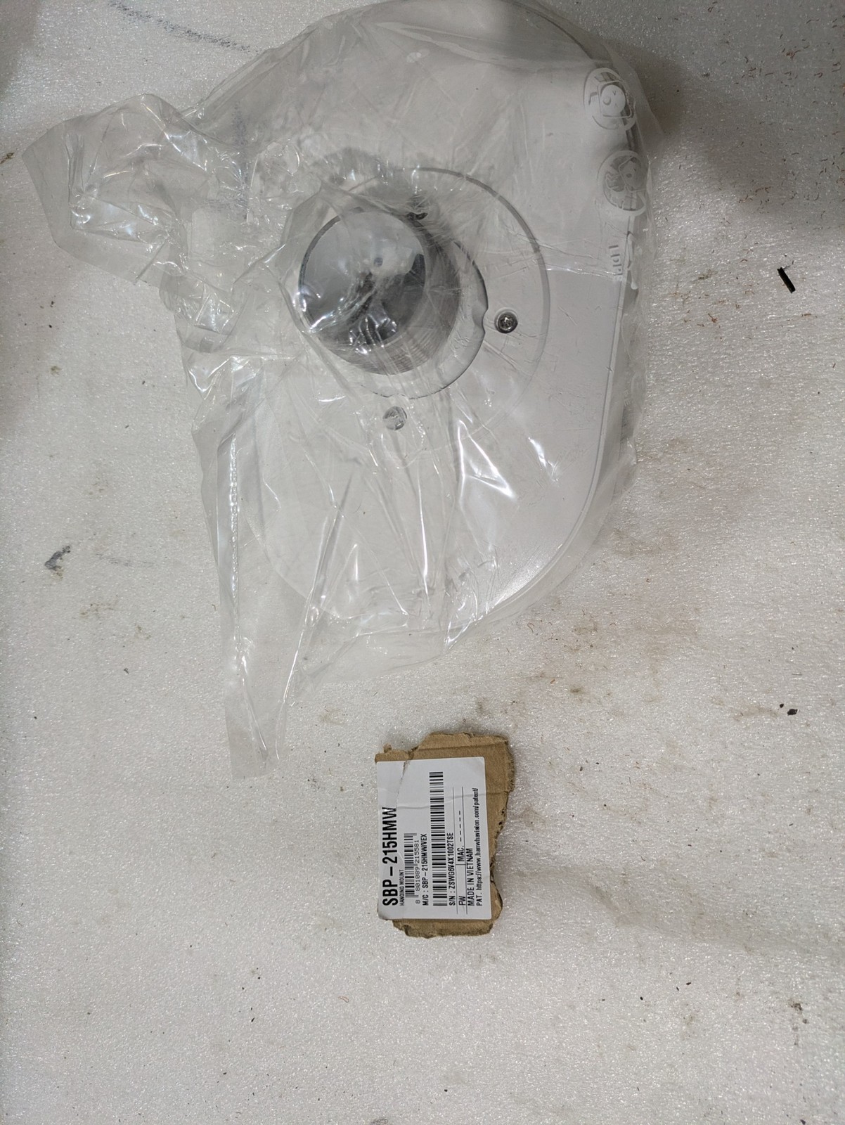 Hanwha Vision SBP-215HMW Camera Hanging Mount Cap Adapter PF 1-1/2 OEM Industria