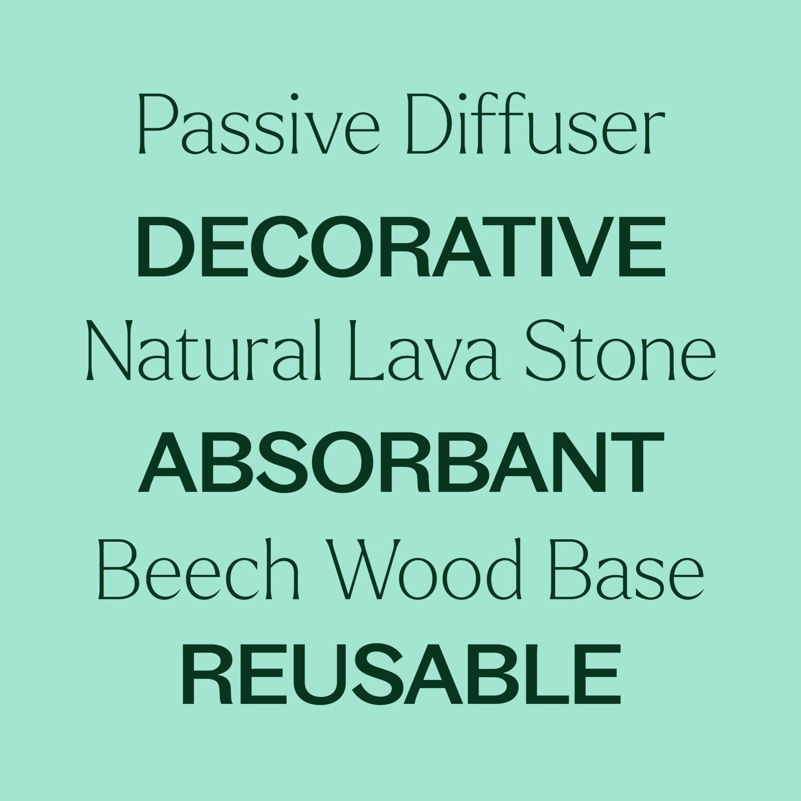 Plant Therapy Lava Rock Passive Diffuser for Essential Oils Great
