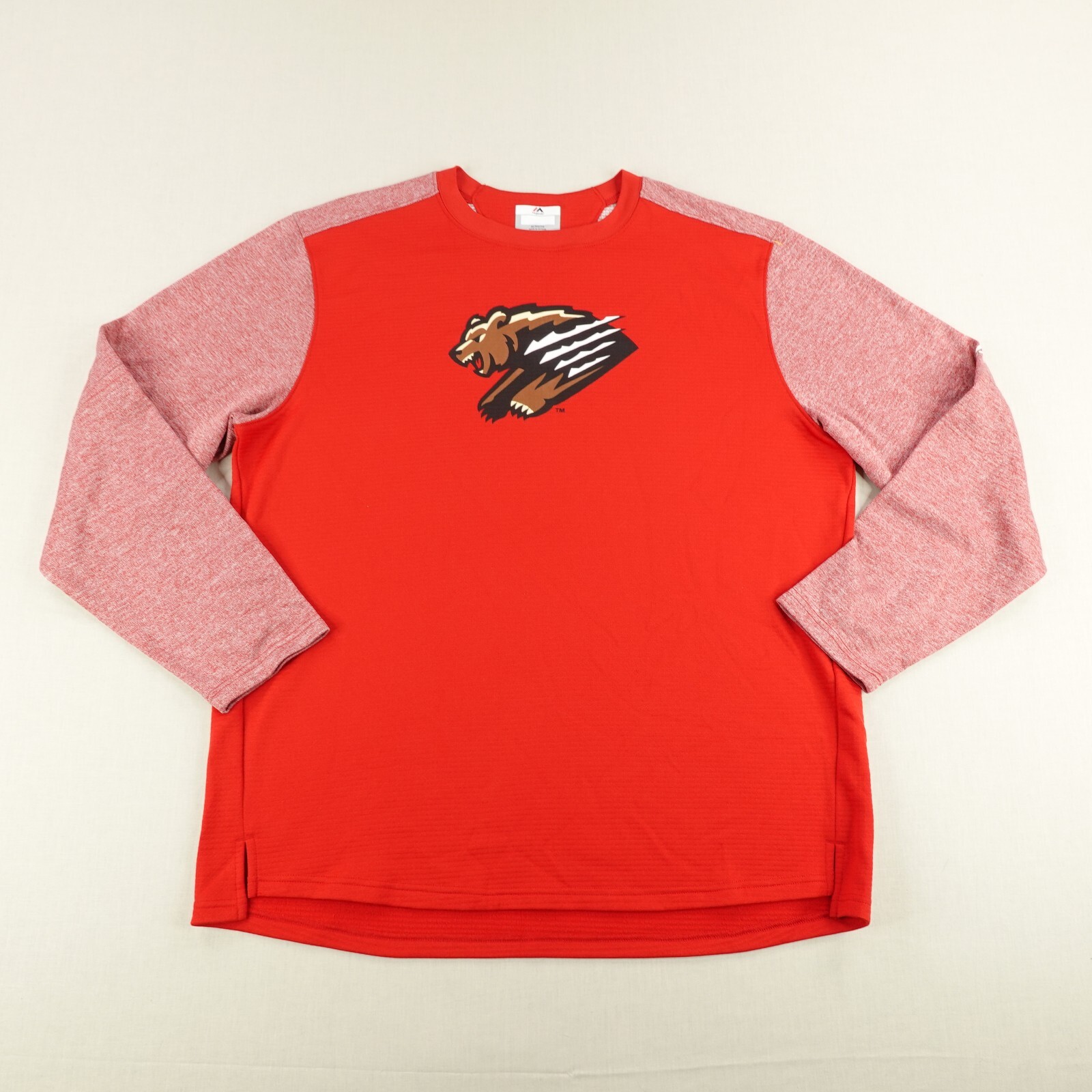Fresno Grizzlies Sweater Mens XL Majestic Fleece Pullover Minor League Baseball