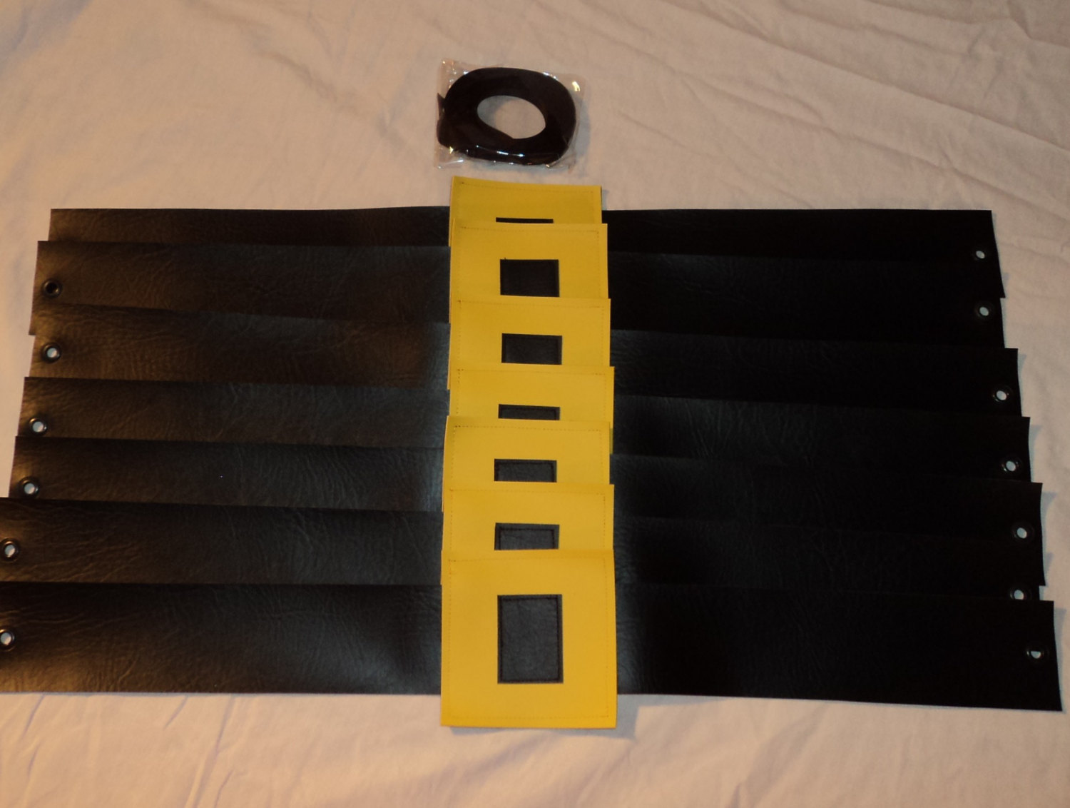 Set of Seven Oversize Belts for Gnome or 7 Dwarves Dress up Snow White Halloween