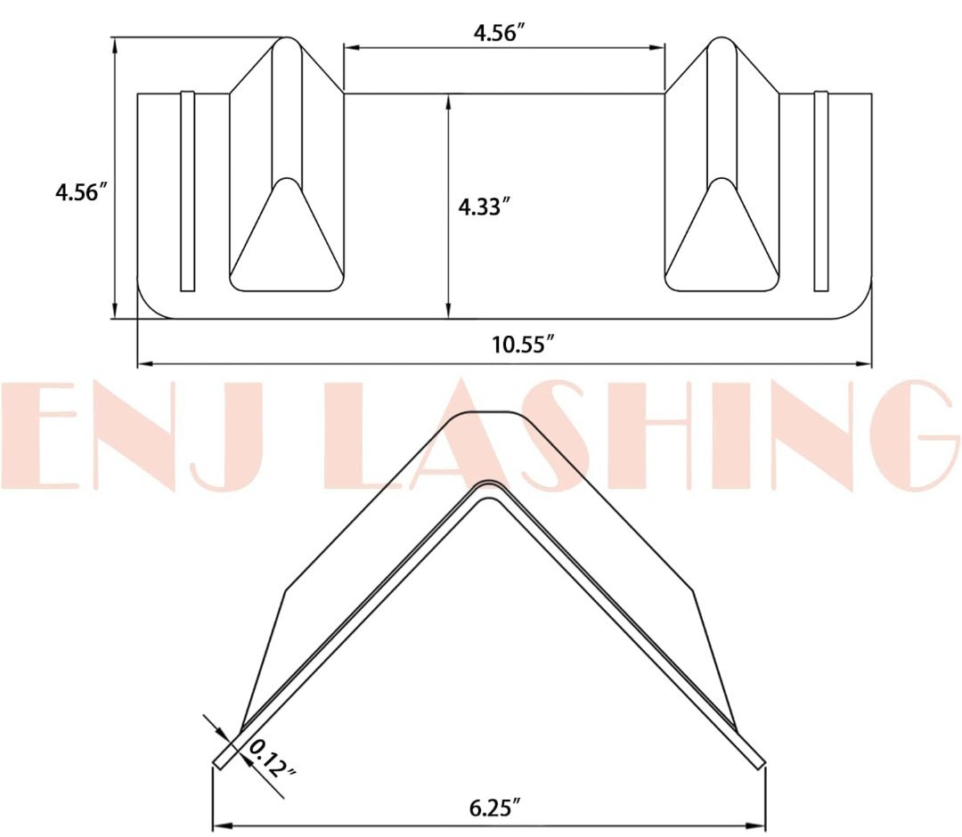20 Pack Flatbed Edge Protectors for Cargo Loads (Red)