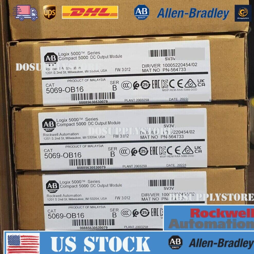 New Factory Sealed AB 5069-OB16 SER B Compact 5000 DC Output Module 5069-OB16