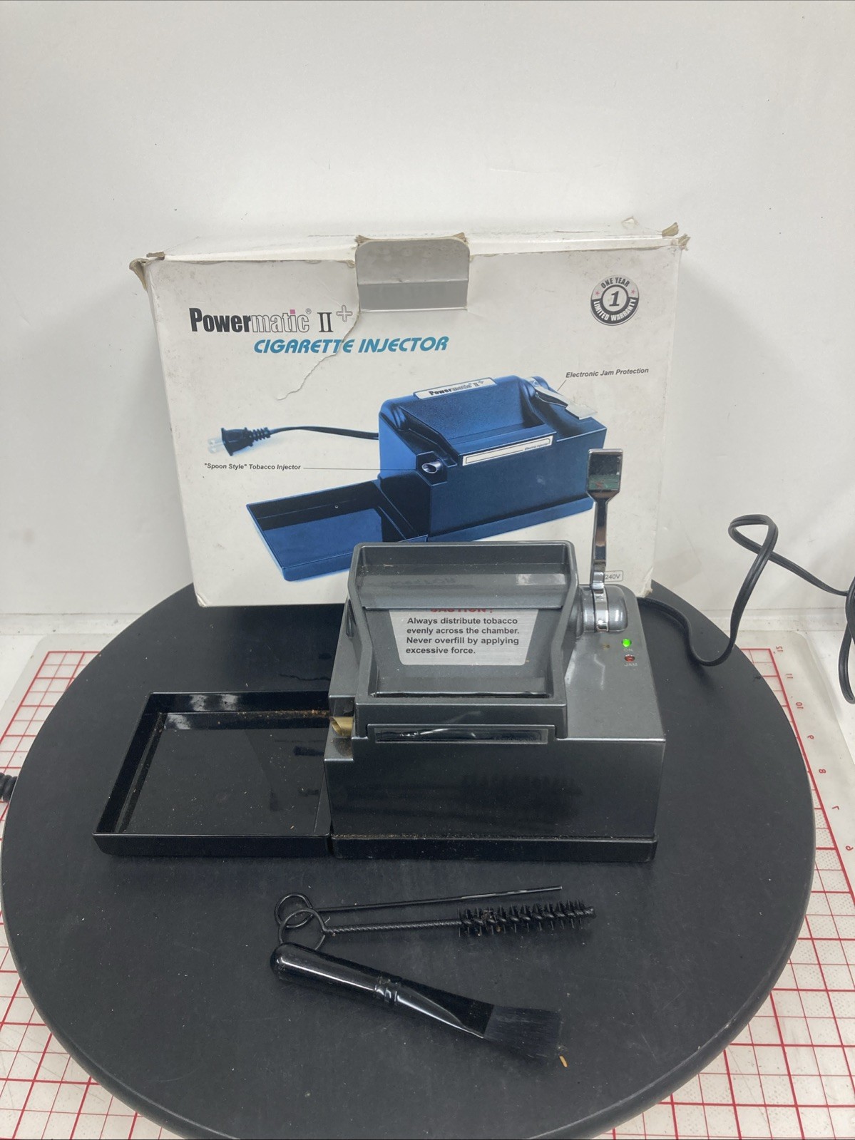 Powermatic II  2 Plus Cigarette Injector- Used, Complete Tested B19