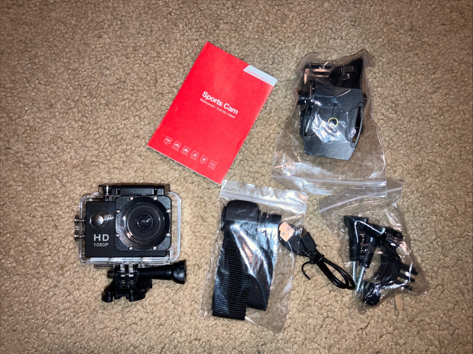 BRAND NEW  Sports Cam MINI CAMERA Waterproof, Full HD 1080P FREE SHIPPING!!