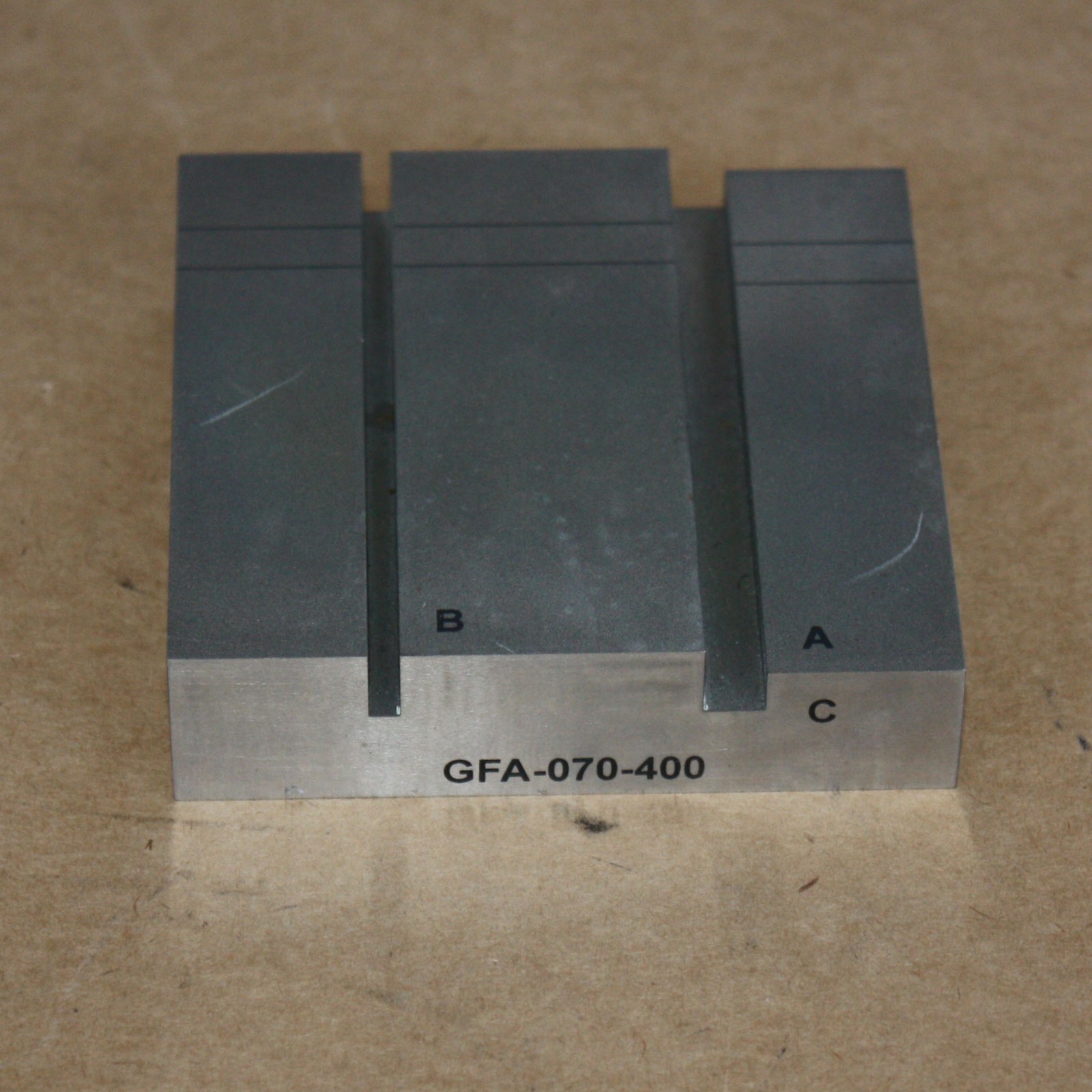 Origin Technologies Laser Gauge Gap Flush Calibration Block GFA-070-400 6mm 3mm