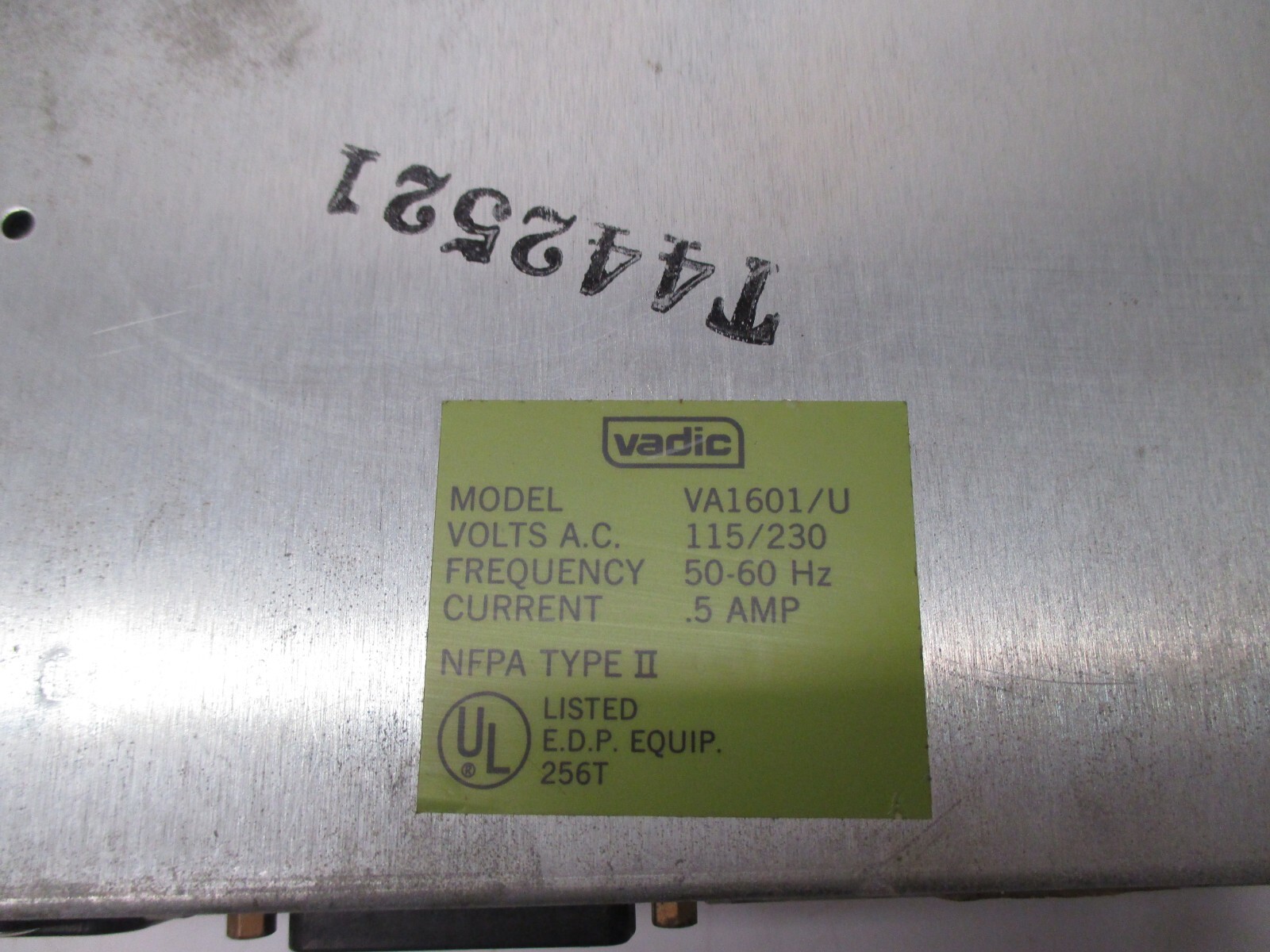 Vtg Vadic Model VA1601/U Modem Control Controller As Is Parts